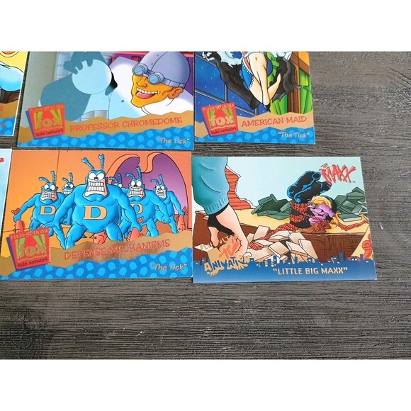 Eek! The Tick Maxx The Head Fleer Vintage Trading Cards Lot Of 10 - Picture 5 of 8